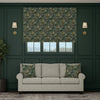 HOUSE Llewelyn-Bowen Hedgerovia Printed Velvet Made To Measure Roman Blind Tropicana