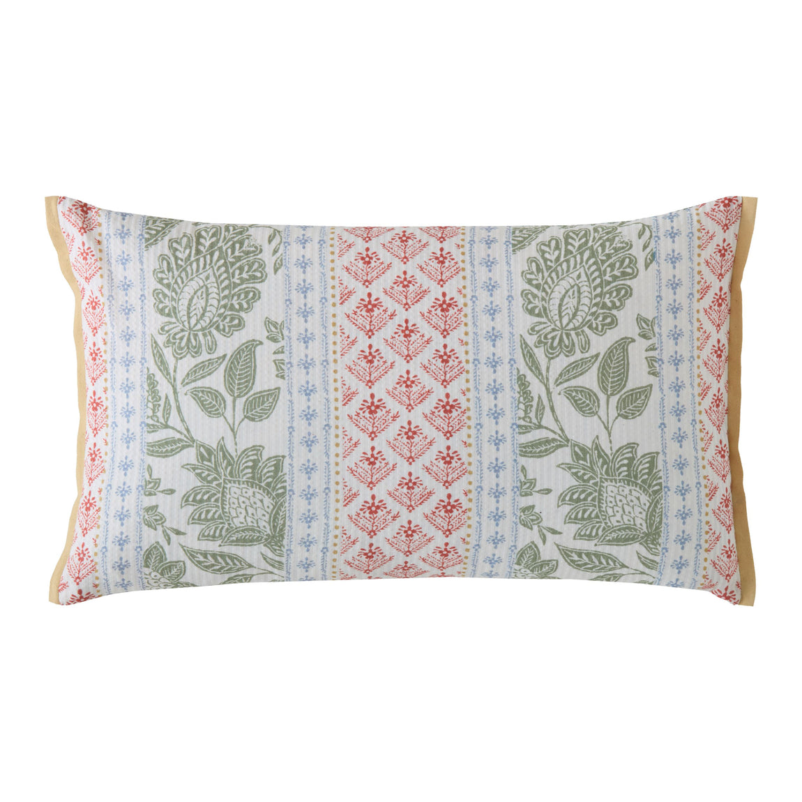 Laura Ashley Hedingham Stripe 30cm x 50cm Filled Boudoir Hedgerow Green