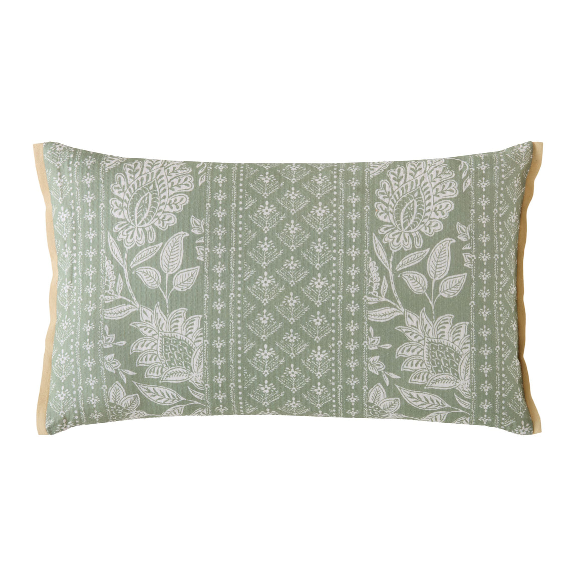 Laura Ashley Hedingham Stripe 30cm x 50cm Filled Boudoir Hedgerow Green