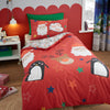 Christmas Ho Ho Ho Duvet Cover Bedding Set Red