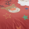 Christmas Ho Ho Ho Duvet Cover Bedding Set Red
