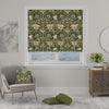William Morris Honey Suckle Made to Measure Roman Blind Green