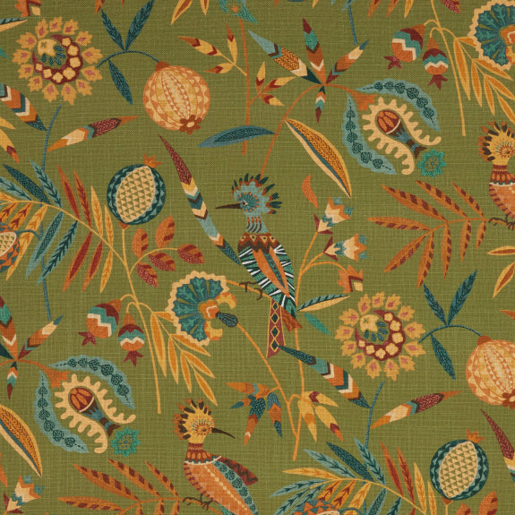 iLiv Hoopoe Digitally Printed Fabric Fern