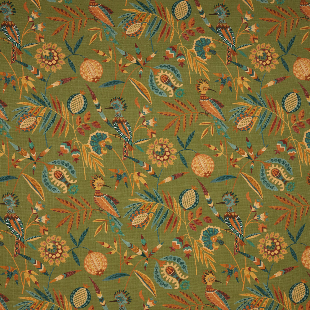 iLiv Hoopoe Digitally Printed Fabric Fern