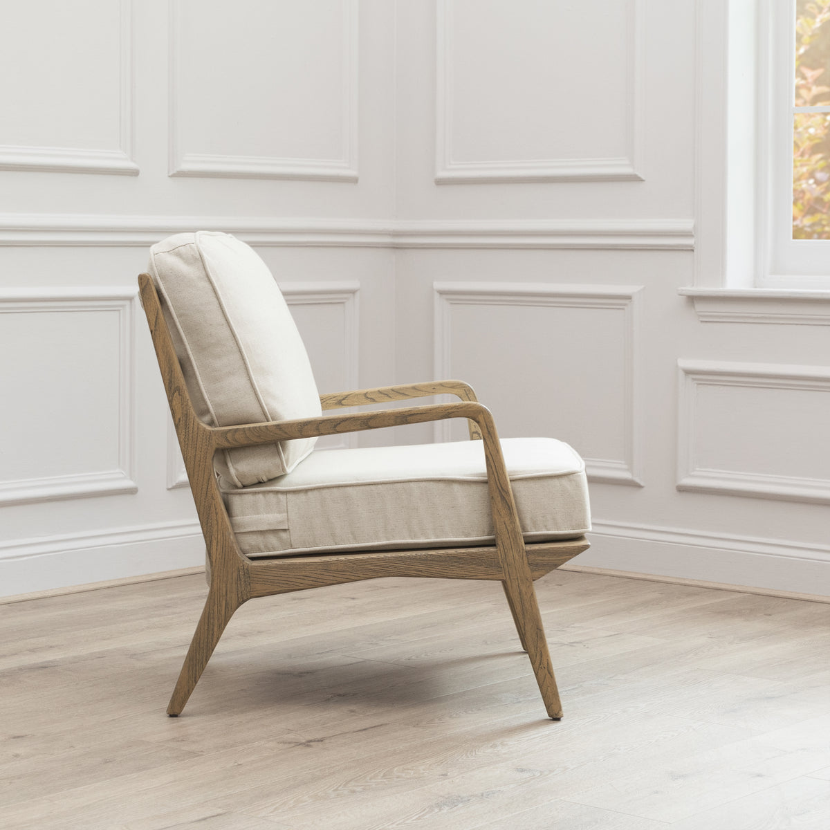 Voyage Maison Idris 80cm x 58cm Armchair Warm Wood