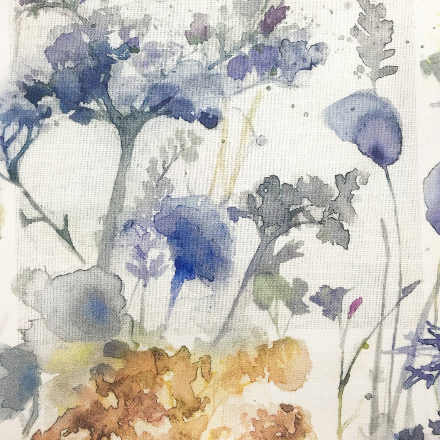 Voyage Maison Ilinizas Printed Cotton Fabric Clementine