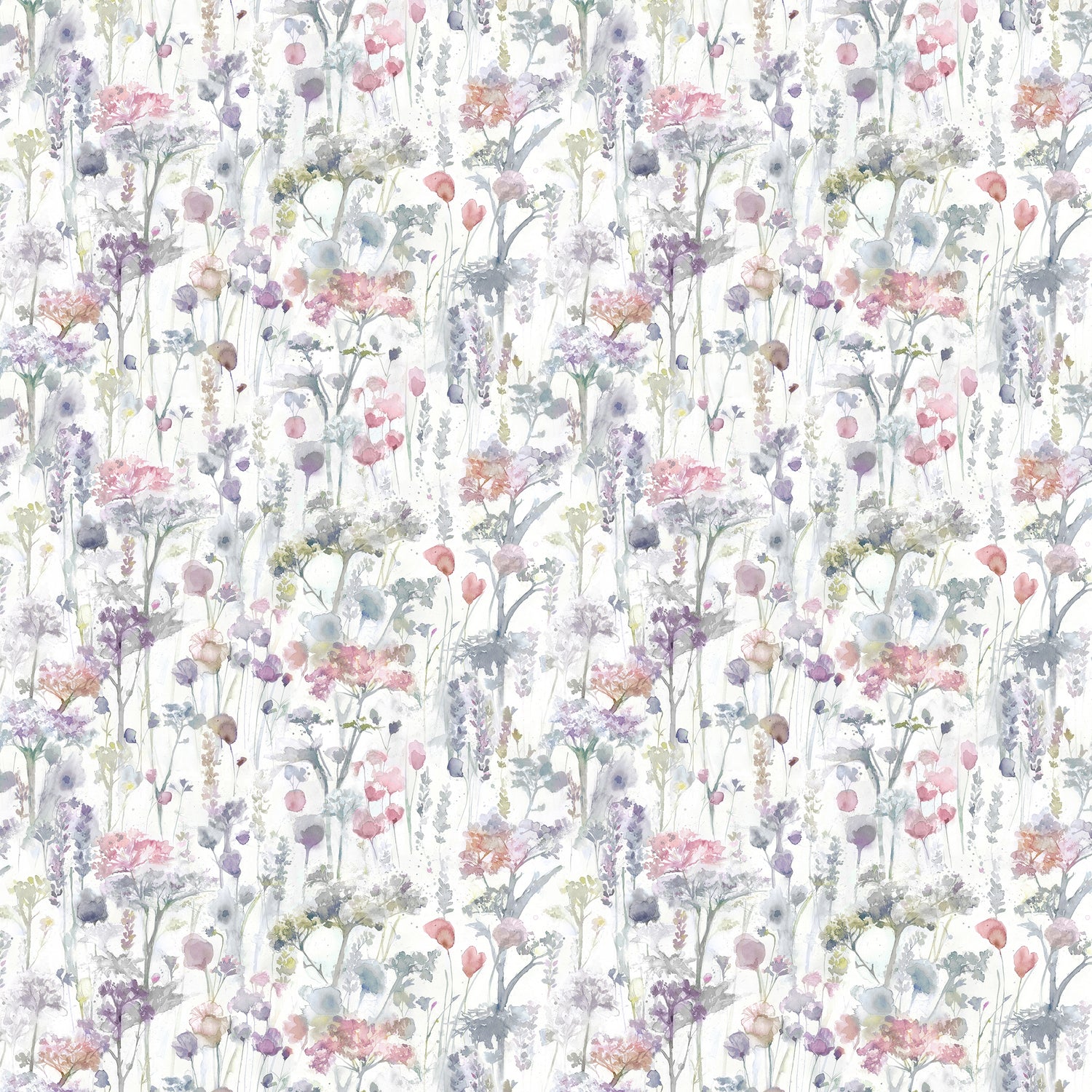 Voyage Maison Ilinizas Printed Cotton Fabric Coral Natural