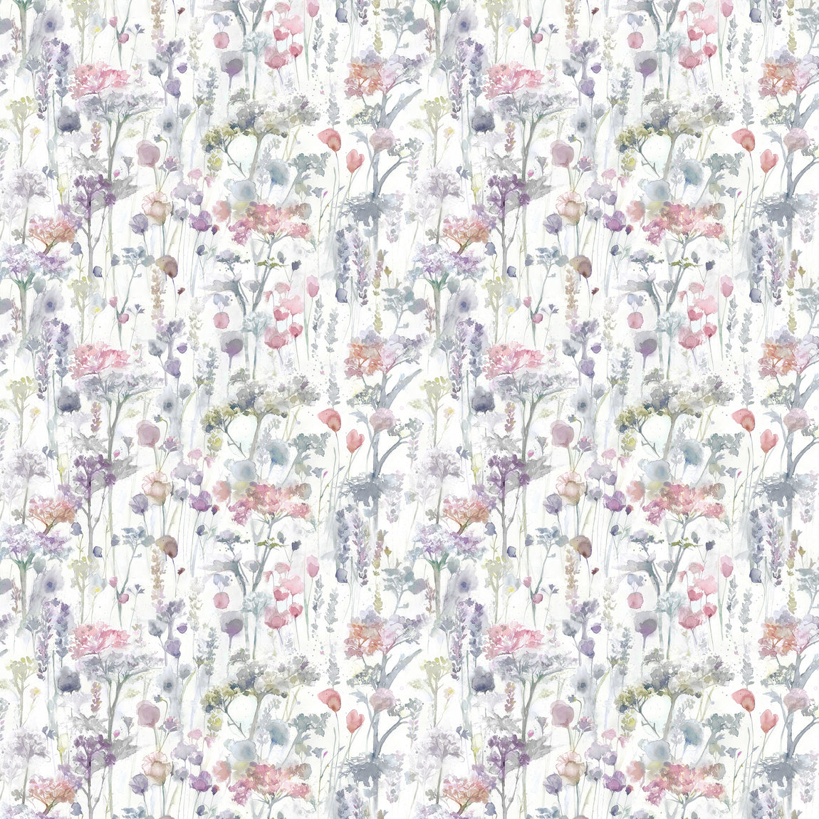 Voyage Maison Ilinizas Printed Cotton Fabric Coral Natural