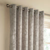 furn. Irwin Woodland Ready Made Eyelet Curtains 66 x 54 Stone