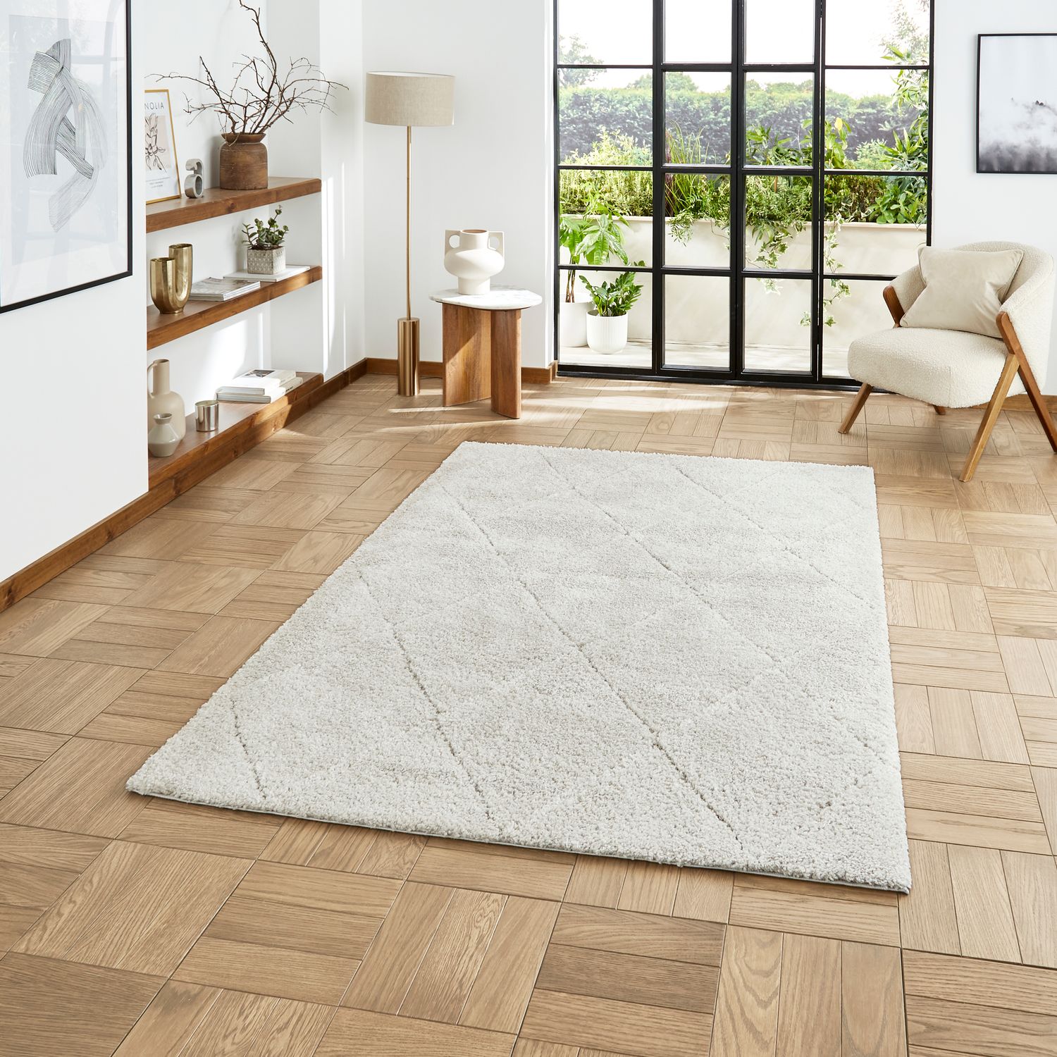 Ideal Shaggy 80260 Shaggy Rug Silver