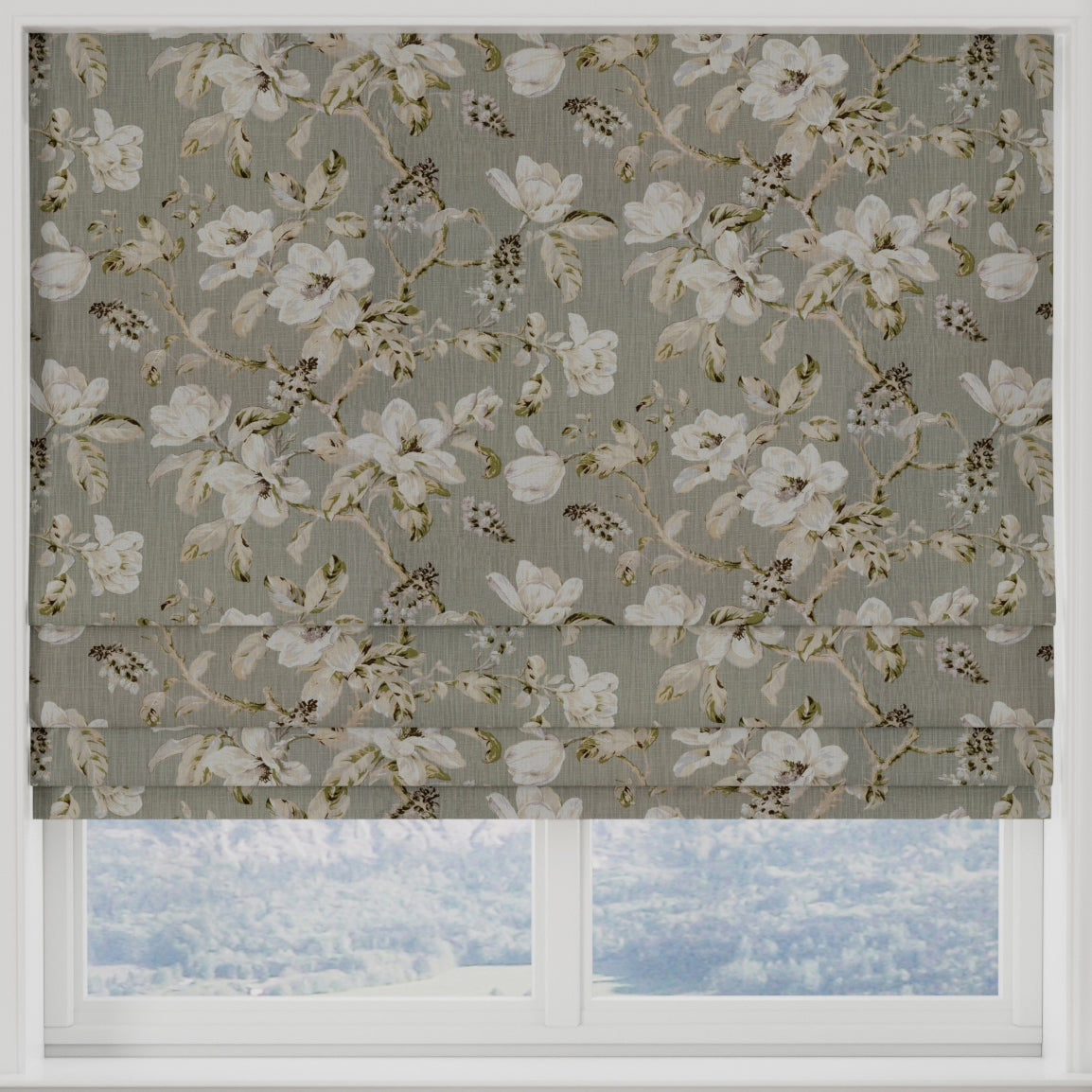 Isabelle Made to Measure Roman Blind Dove