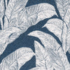 Linda Barker Evergreen Leaf Woven Fabric Blue