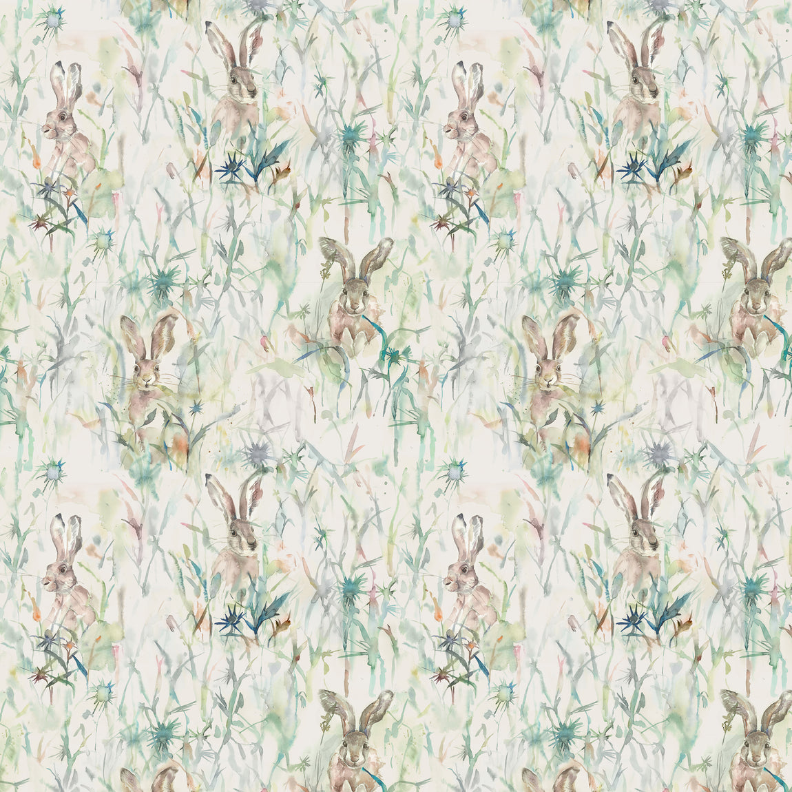 Voyage Maison Jackrabbit Printed Cotton Fabric Linen