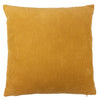 Furn. Jagger Ribbed Corduroy 45cm x 45cm Filled Cushion Ochre Yellow