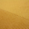 Furn. Jagger Ribbed Corduroy 45cm x 45cm Filled Cushion Ochre Yellow