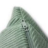 Furn. Jagger Ribbed Corduroy 45cm x 45cm Filled Cushion Sage Green