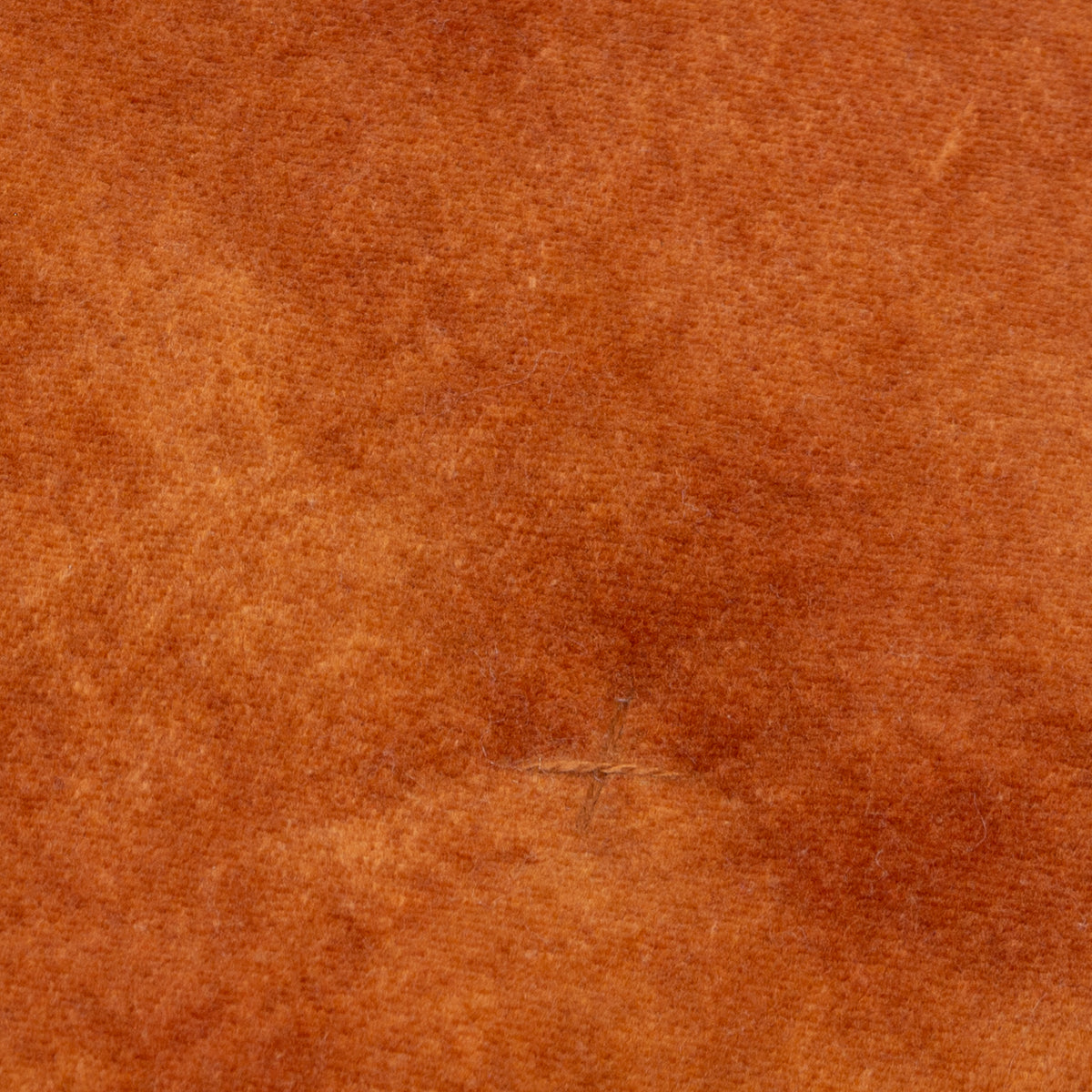 Jaye Cotton Velvet 140cm x 220cm Bedspread Rust