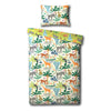 Little Furn Jungletastic Animal Junior Childrens Bedding White Green