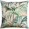 Jungle Outdoor Filled Cushion 43cm x 43cm Blush Forest
