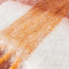 Juno Faux Mohair Check 130cm x 180cm Throw Cinnamon