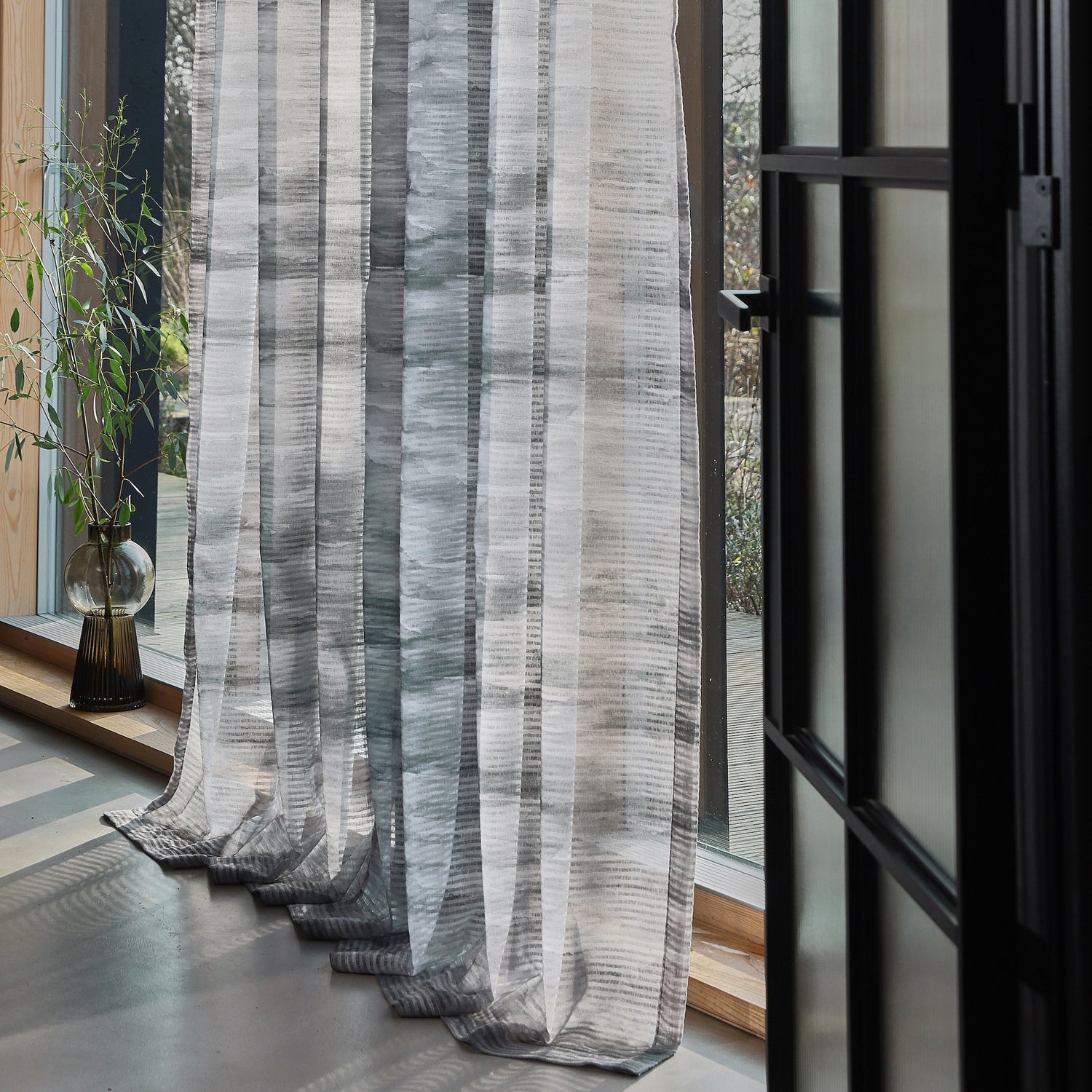 Prestigious Textiles Kaci Voile Fabric Platinum