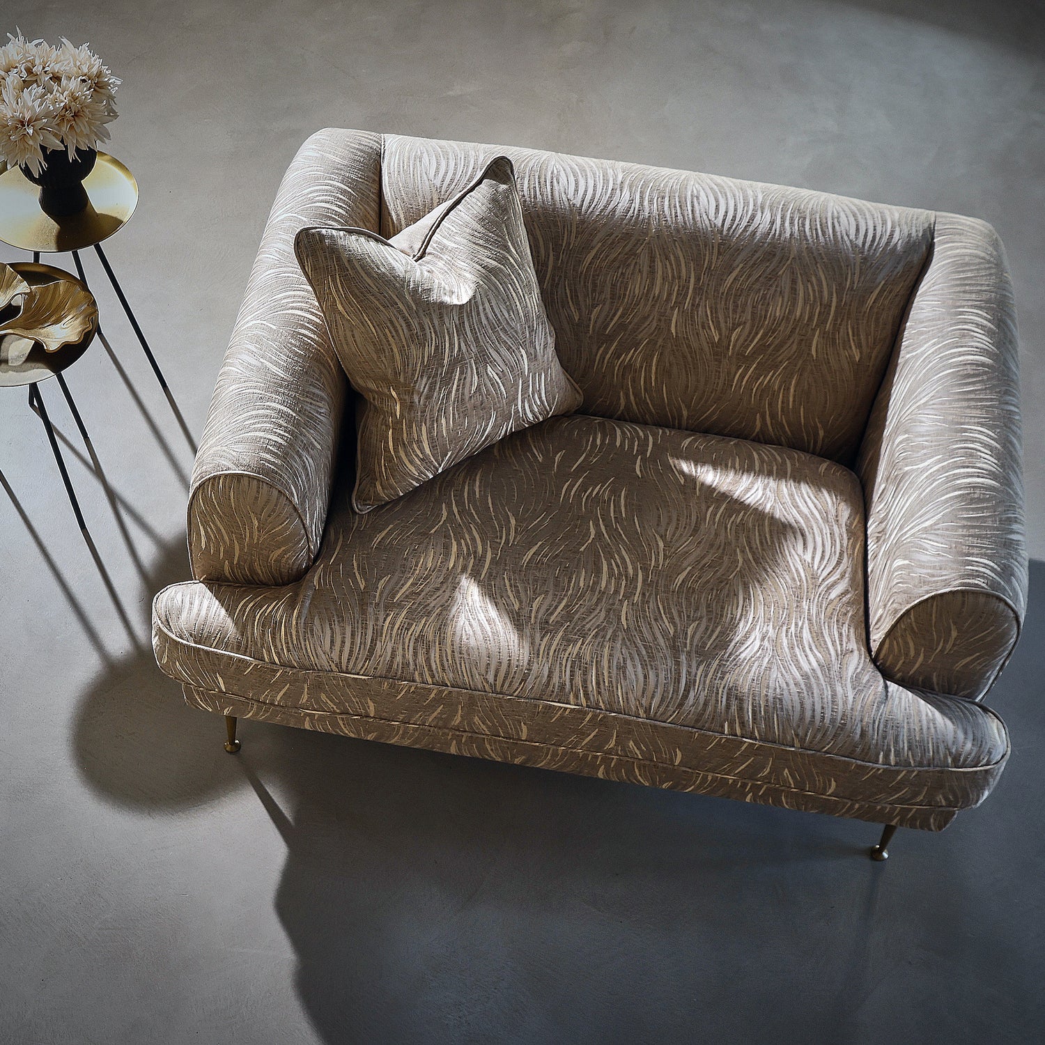 Prestigious Textiles Kesiah Jacquard Fabric Platinum