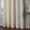 Paoletti Jupiter Chenille Jacquard Ready Made Eyelet Blockout Curtains Ivory Gold