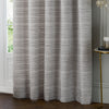 Paoletti Jupiter Chenille Jacquard Ready Made Eyelet Blockout Curtains Silver