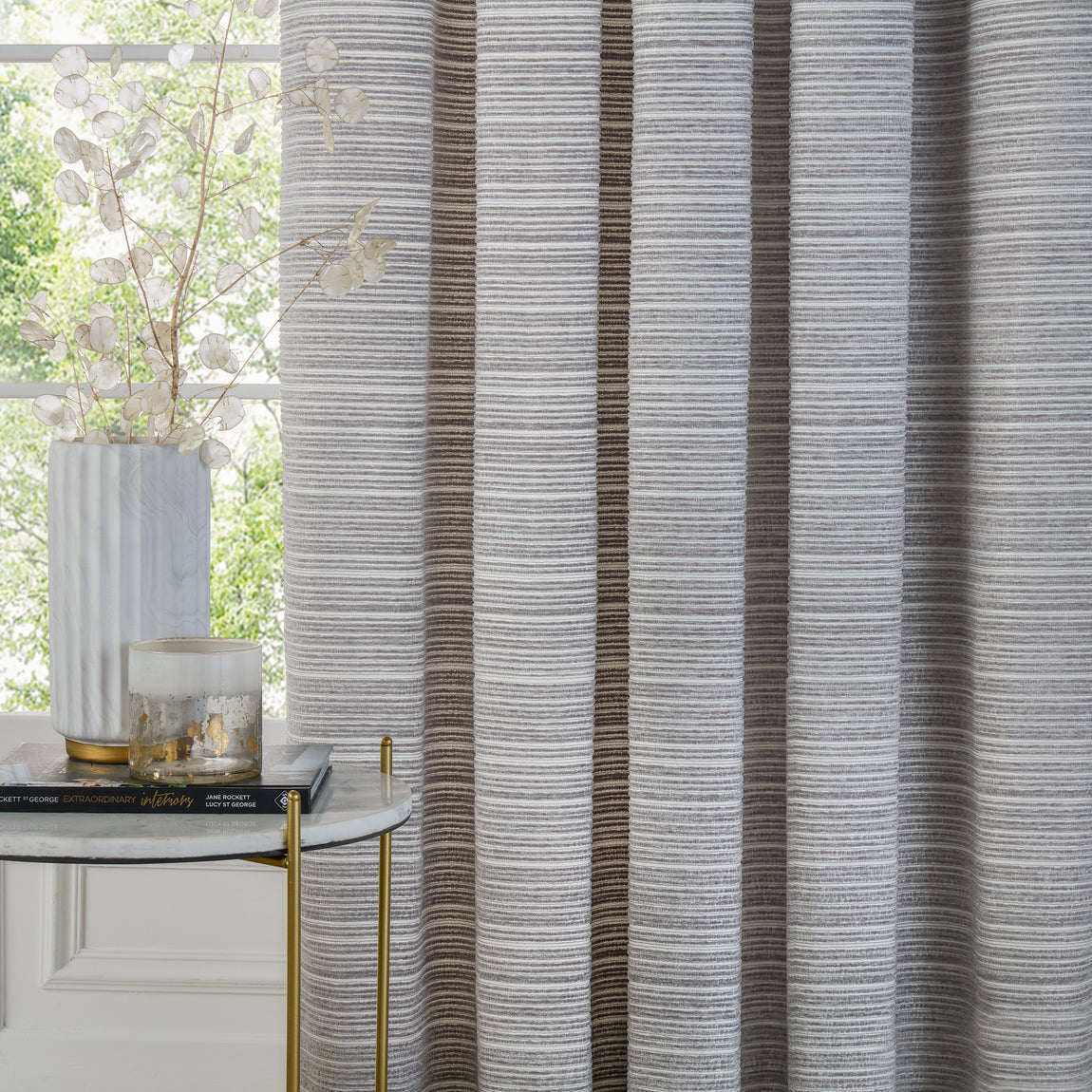 Paoletti Jupiter Chenille Jacquard Ready Made Eyelet Blockout Curtains Silver