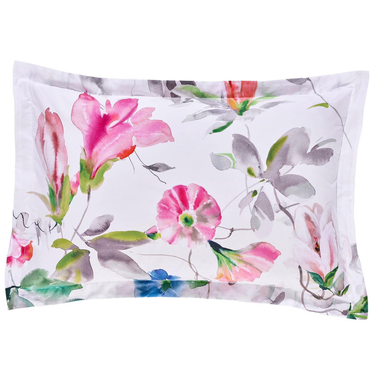 Designers Guild Japanese Magnolia Pair of Oxford Pillowcases Fuchsia