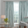 Laura Ashley Josette Ready Made Blackout Curtains Duckegg