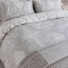Laura Ashley Josette Duvet Cover Bedding Set Dove Grey