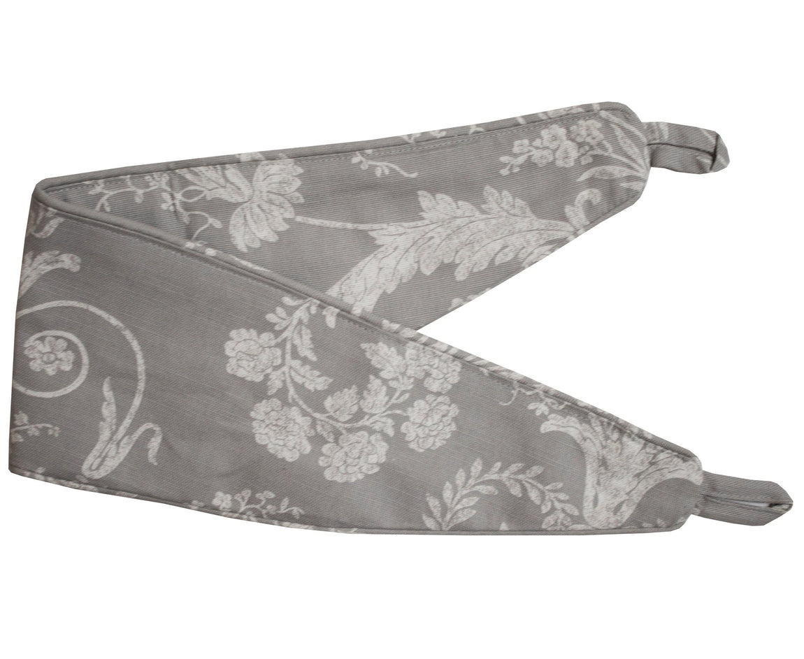 Laura Ashley Josette Ready Made Blackout Curtains Steel