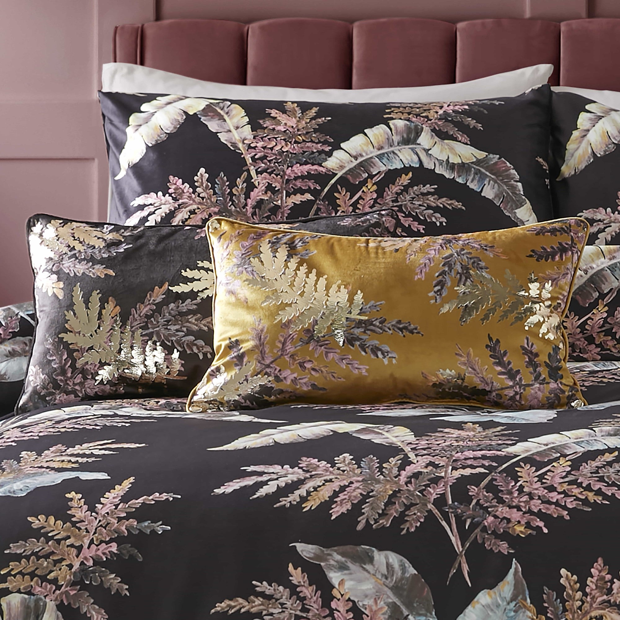 Black Soiree Josette Duvet Cover Bedding Set Terrys