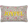 Laura Ashley Joyful Feather Boudoir Filled Cushion 30cm x 50cm Coral Pink