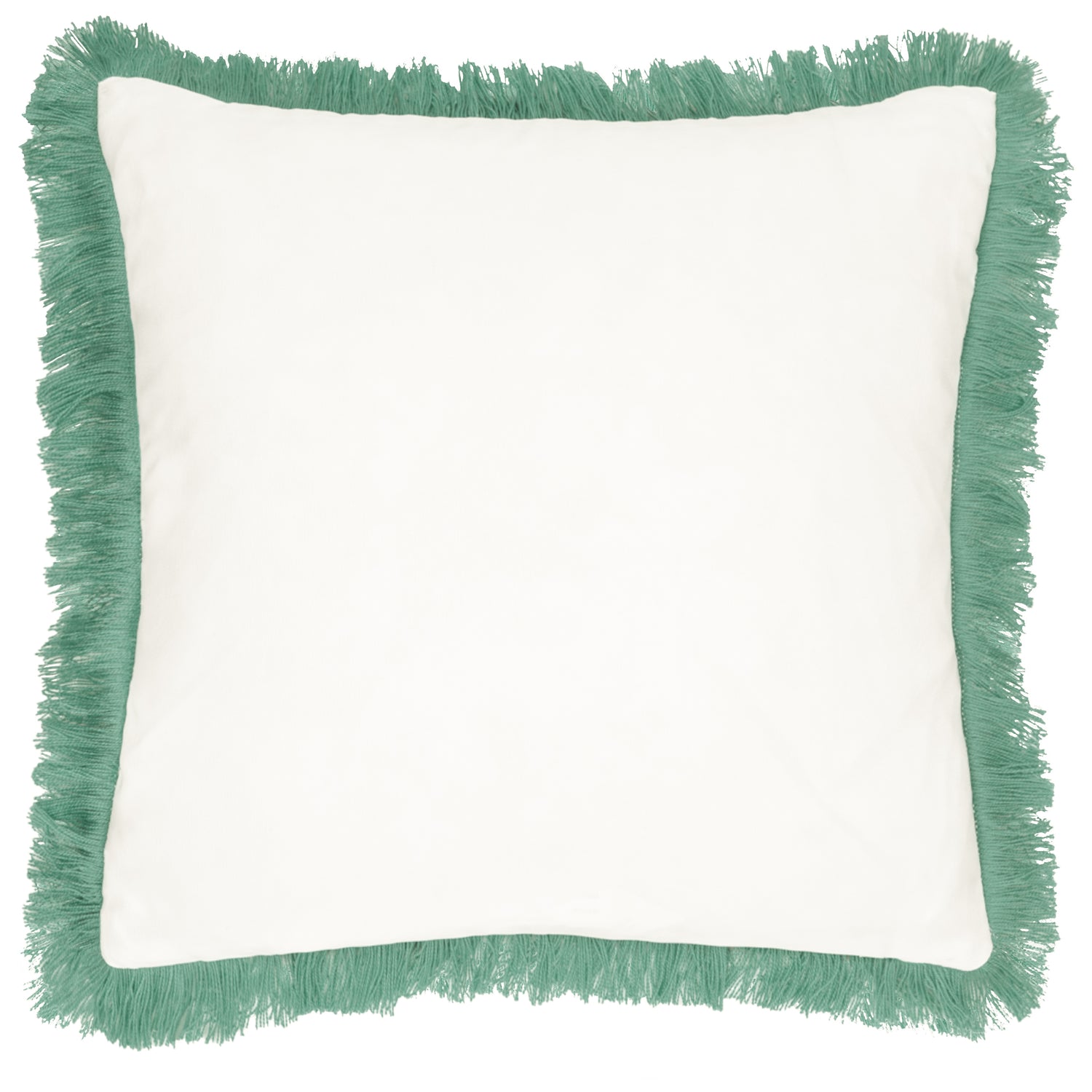 Furn. Kadie Outdoor and Indoor Woven 45cm x 45cm Filled Cushion Green