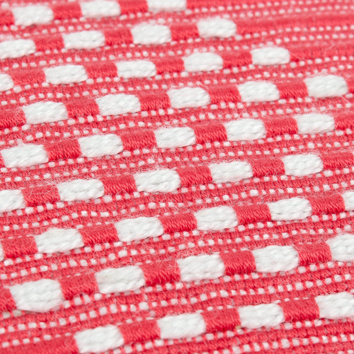 Furn. Kadie Outdoor and Indoor Woven 45cm x 45cm Filled Cushion Pink