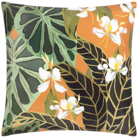 Kali Leaves Exotic Outdoor Filled Cushion 50cm x 50cm Multi