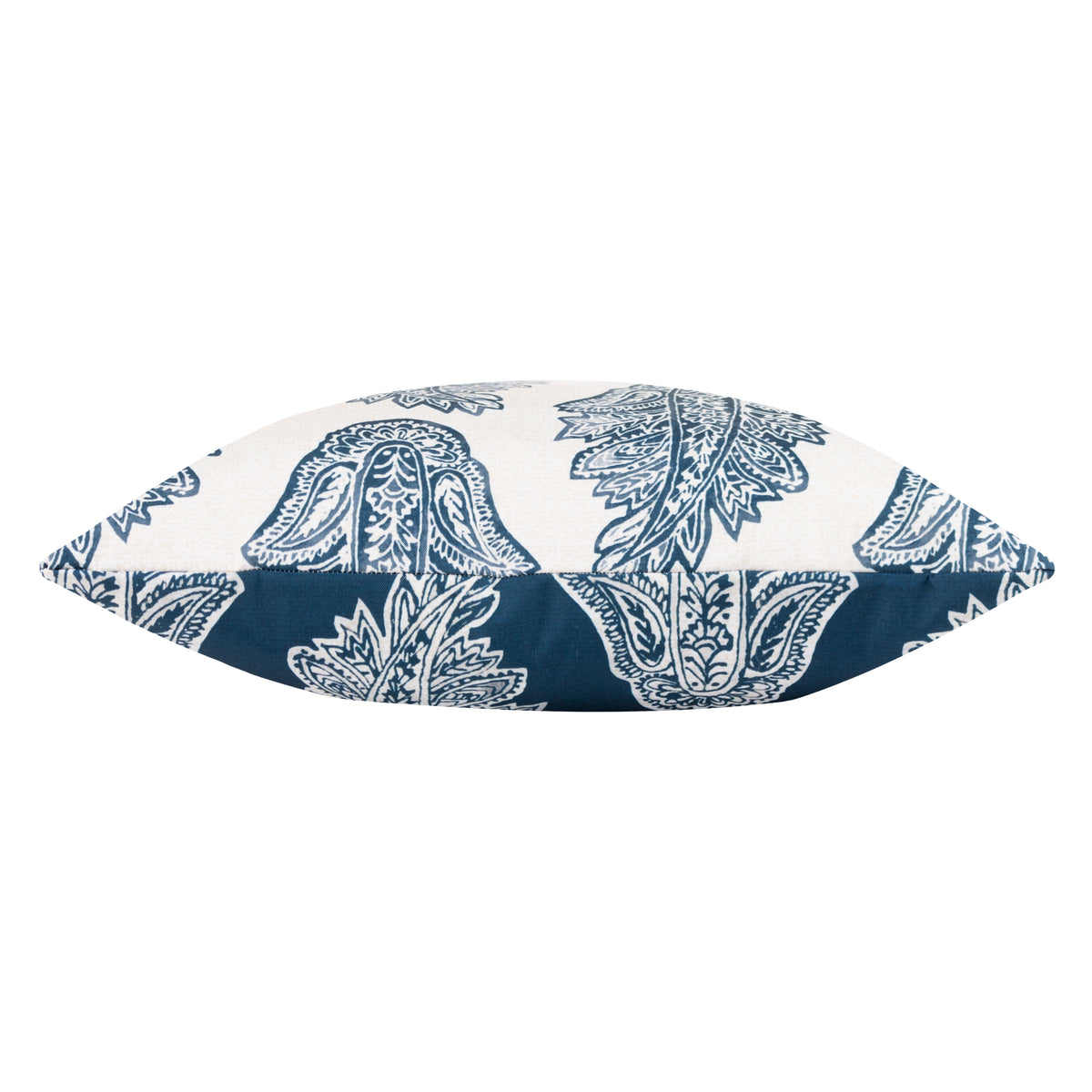 Kalindi Paisley Outdoor Filled Cushion 43cm x 43cm Navy