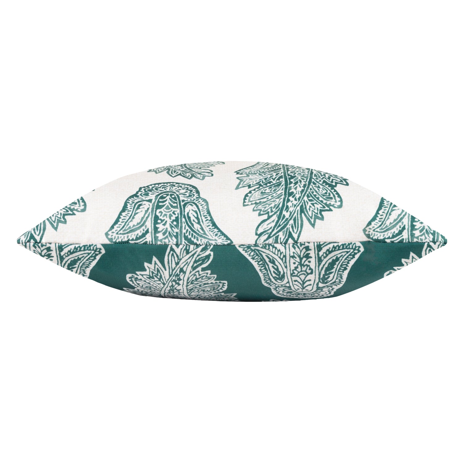 Kalindi Paisley Outdoor Filled Cushion 43cm x 43cm Teal