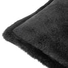Kallu Faux Fur Filled Cushion 45cm x 45cm Black