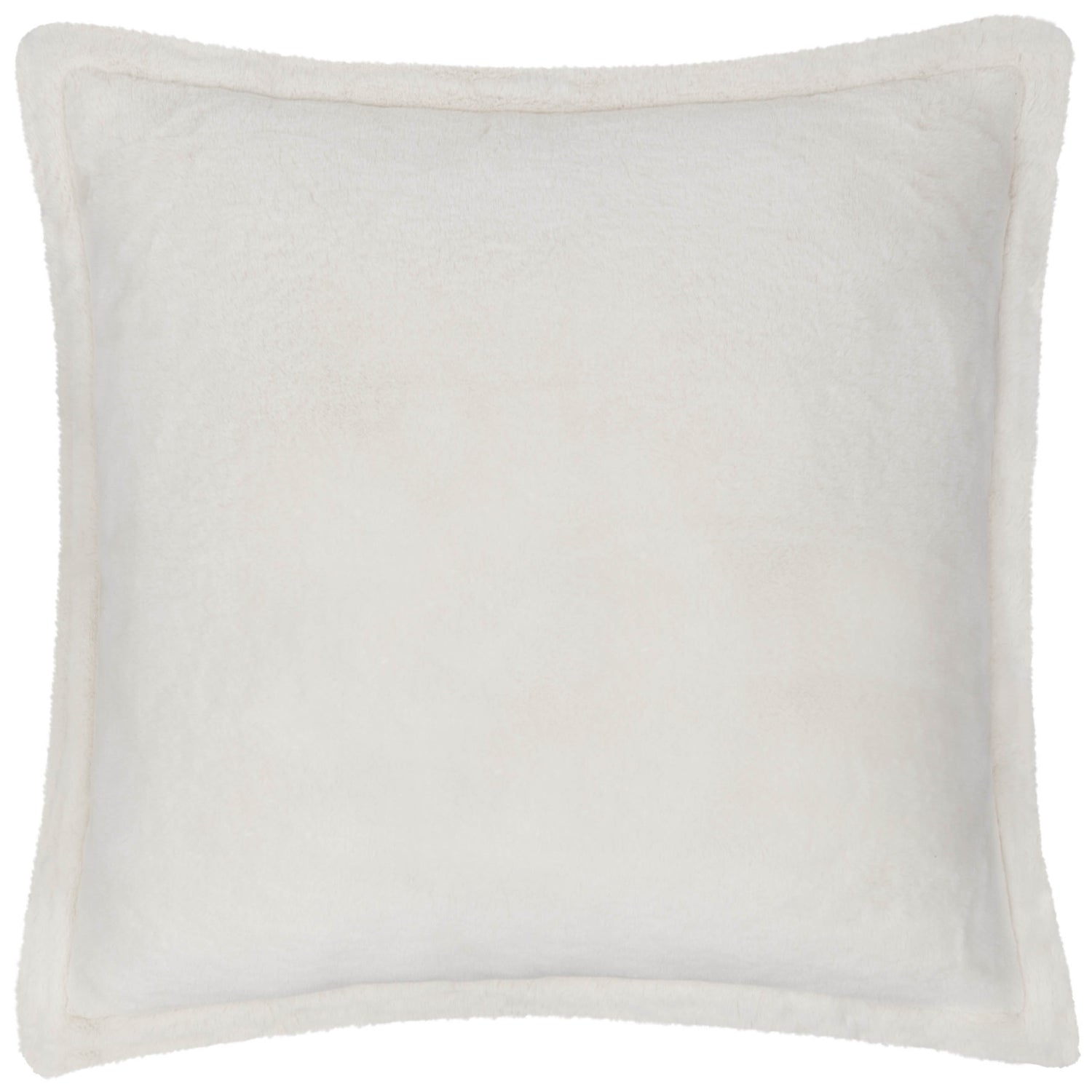 Kallu Faux Fur Filled Cushion 45cm x 45cm Ecru
