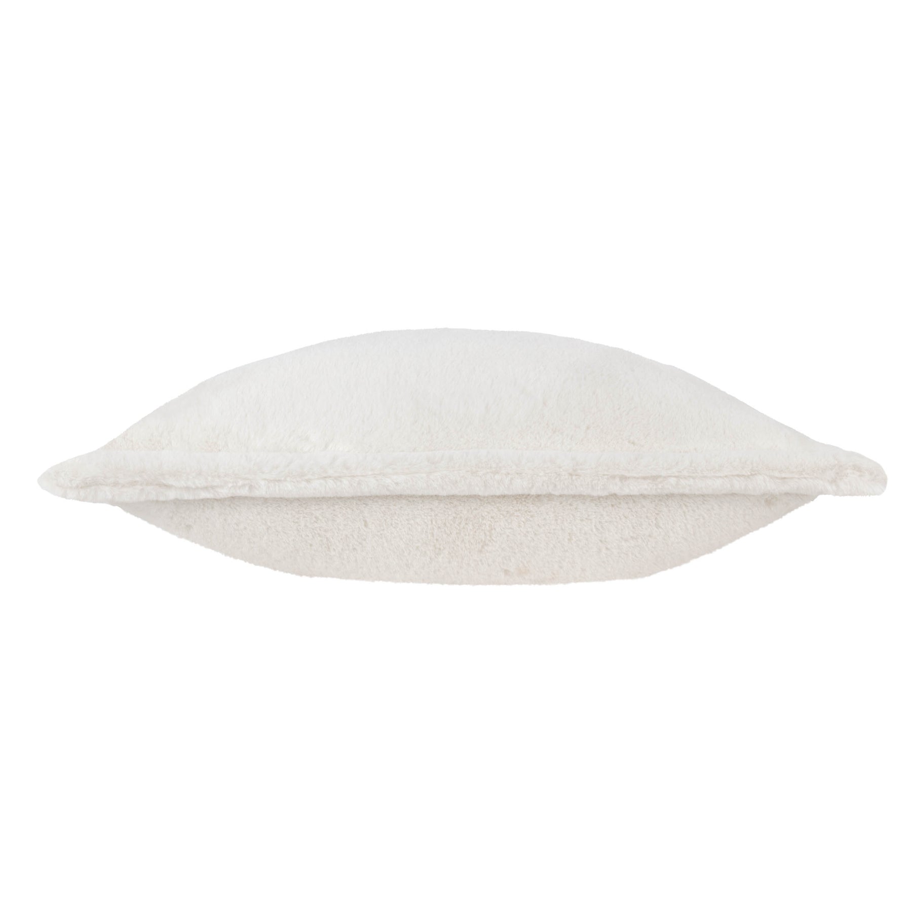 Kallu Faux Fur Filled Cushion 45cm x 45cm Ecru