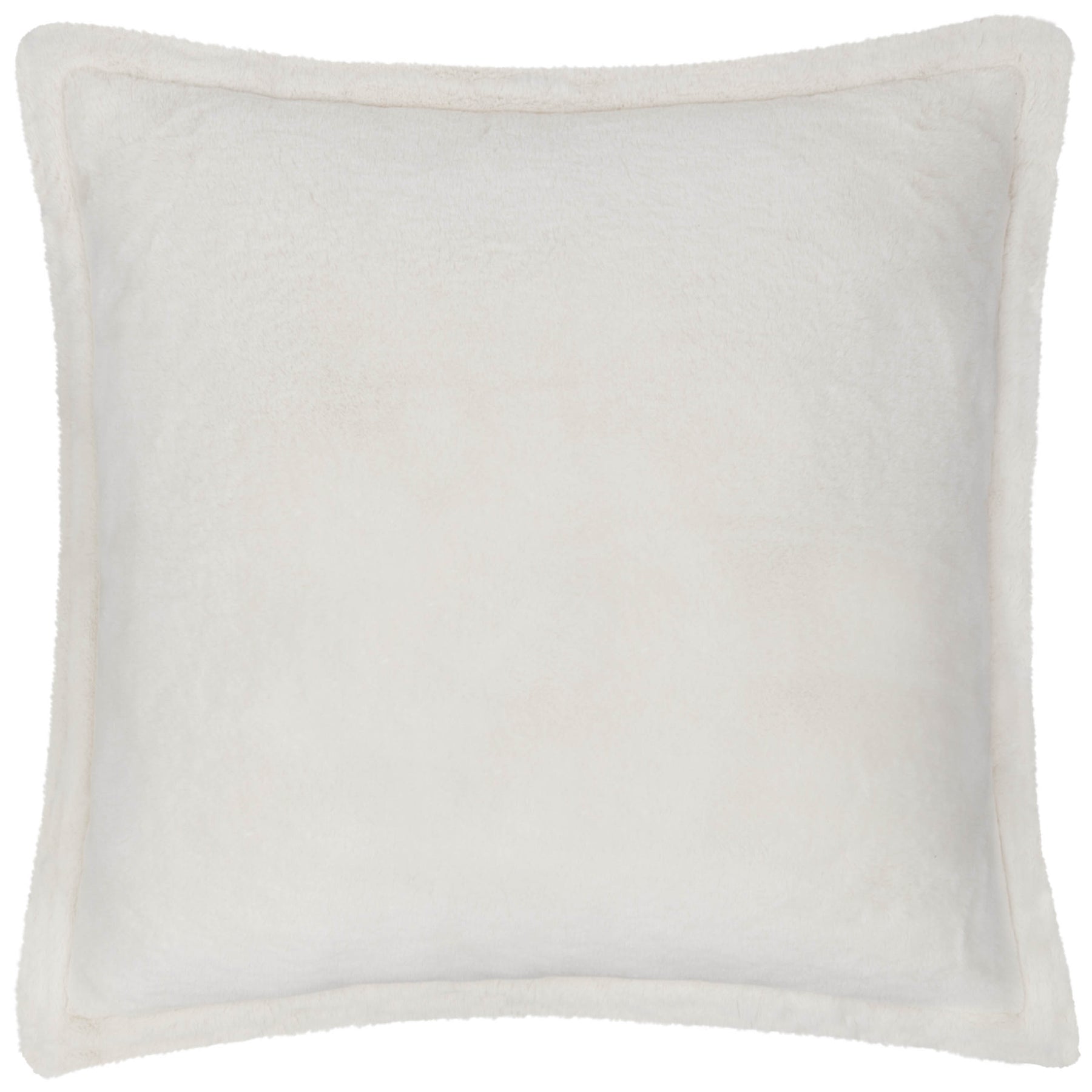 Kallu Faux Fur Filled Cushion 45cm x 45cm Ecru