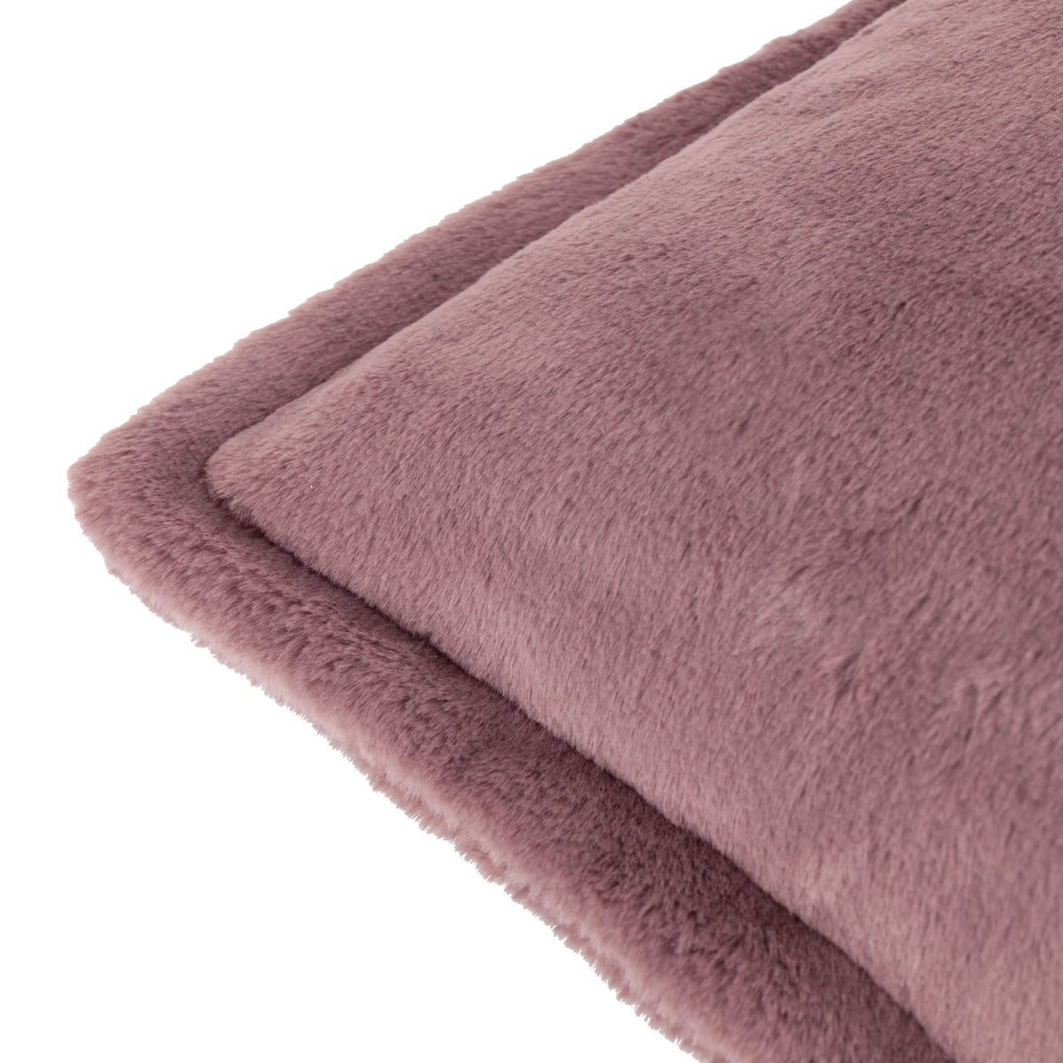 Kallu Faux Fur Filled Cushion 45cm x 45cm Mulberry