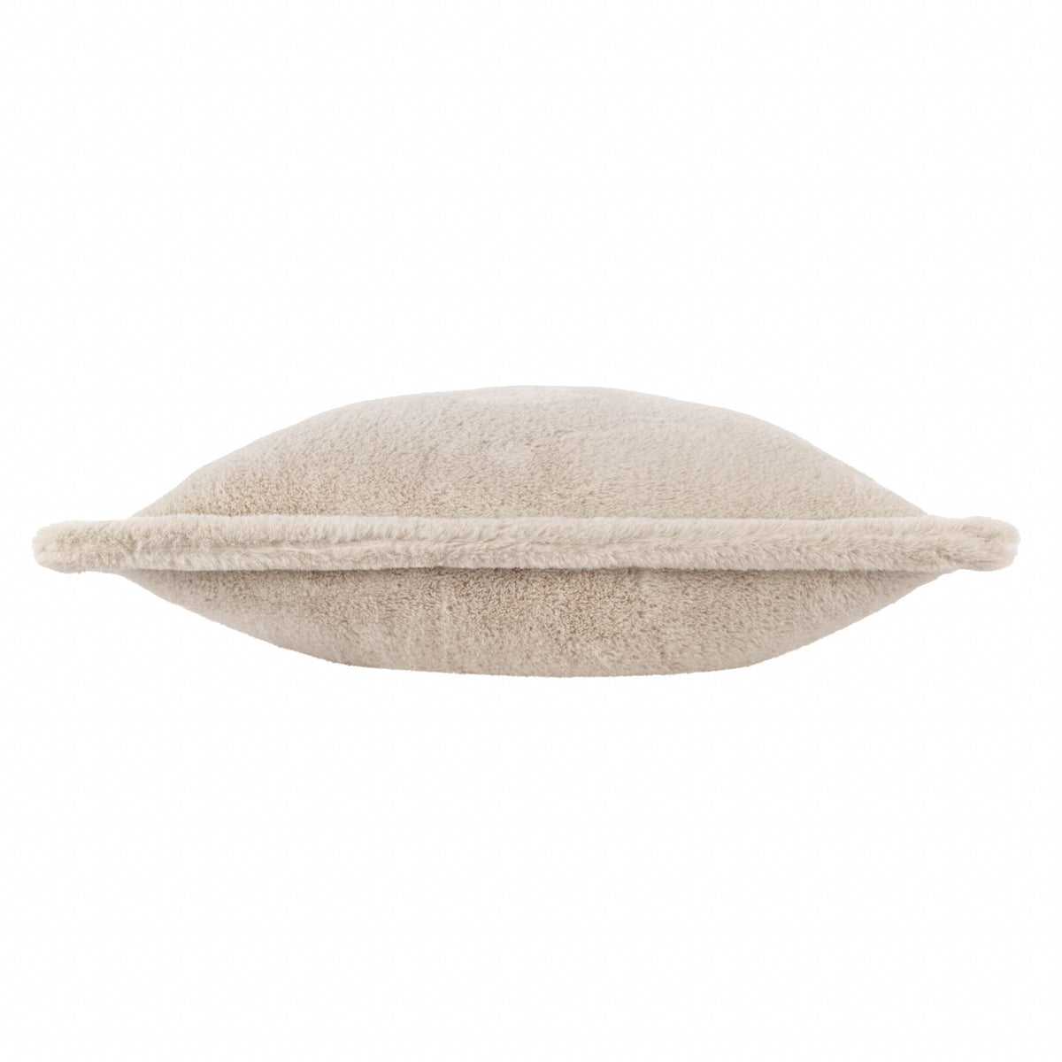 Kallu Faux Fur Filled Cushion 45cm x 45cm Natural