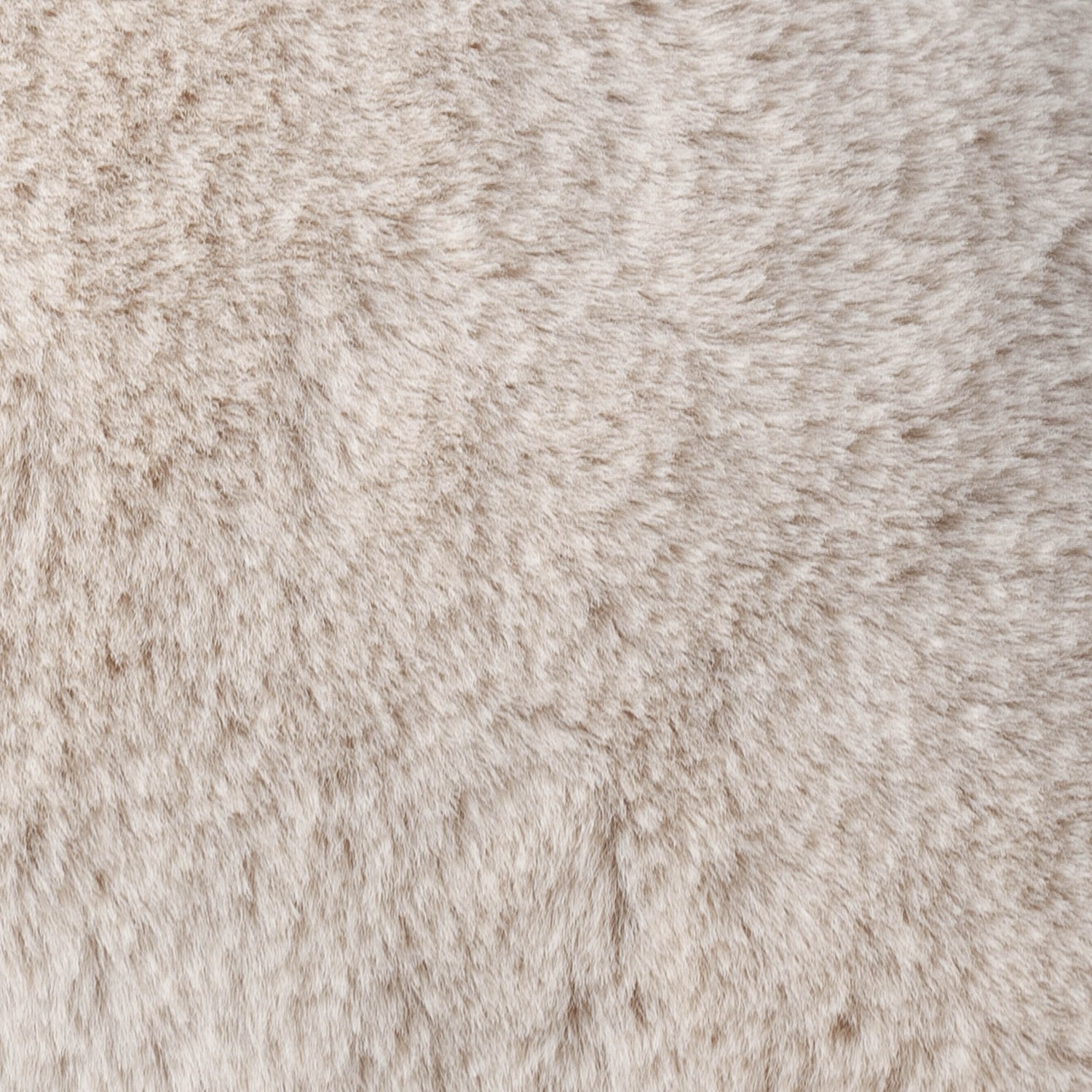 Kallu Faux Fur Filled Cushion 45cm x 45cm Natural