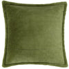 Kallu Faux Fur Filled Cushion 45cm x 45cm Olive