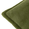 Kallu Faux Fur Filled Cushion 45cm x 45cm Olive