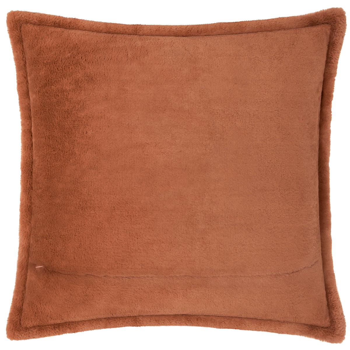 Kallu Faux Fur Filled Cushion 45cm x 45cm Rust